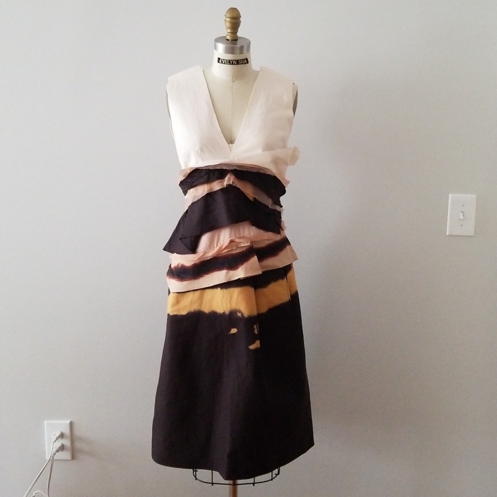 Bottega Veneta Cruise 2014/2015 Ramie Cotton Dress